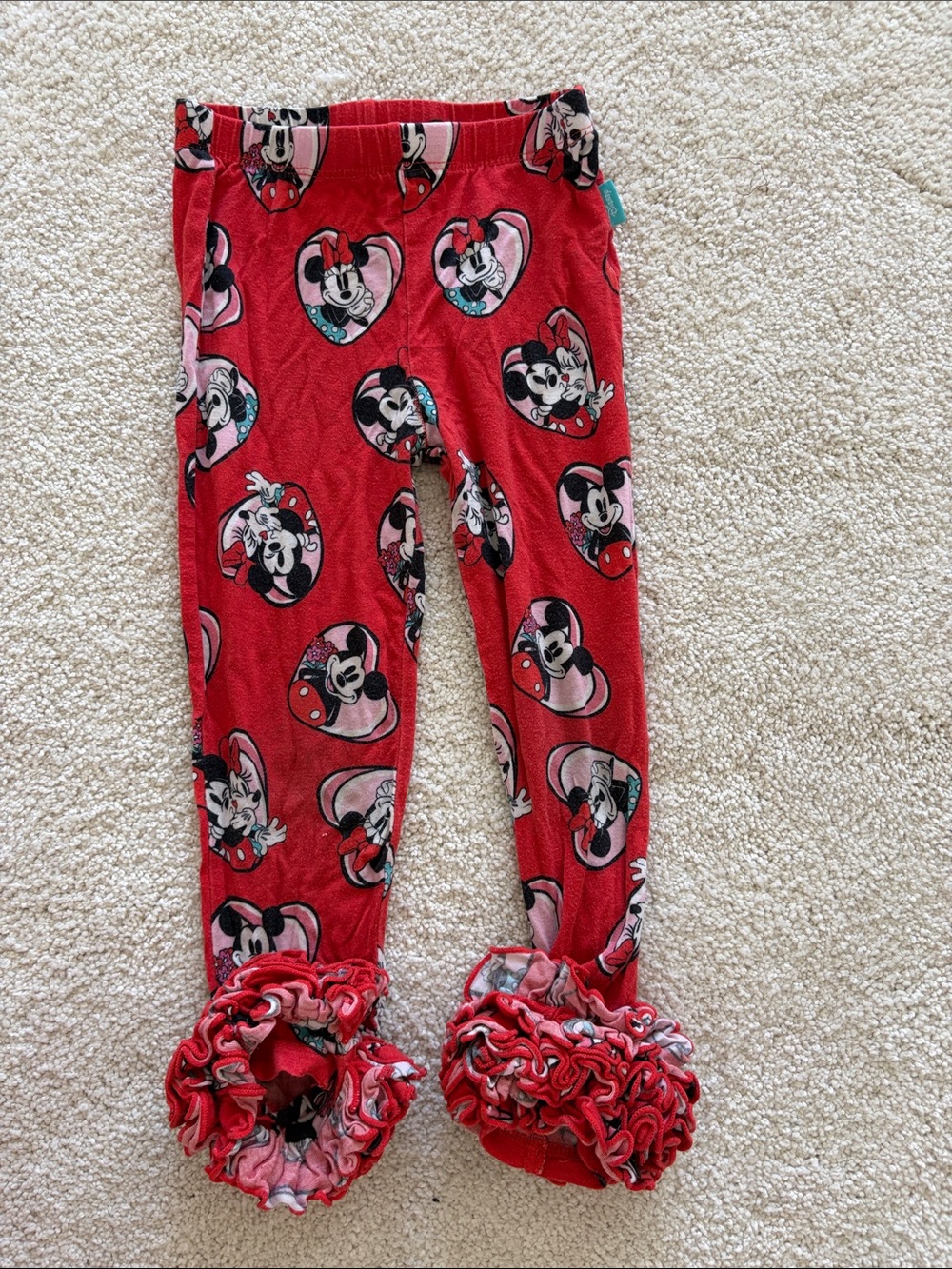 Posh Peanut Minnie Mouse Ruffle Leggings